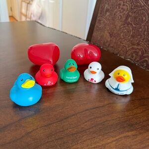 Colorful Rubber Ducks Assortment - Set of 5